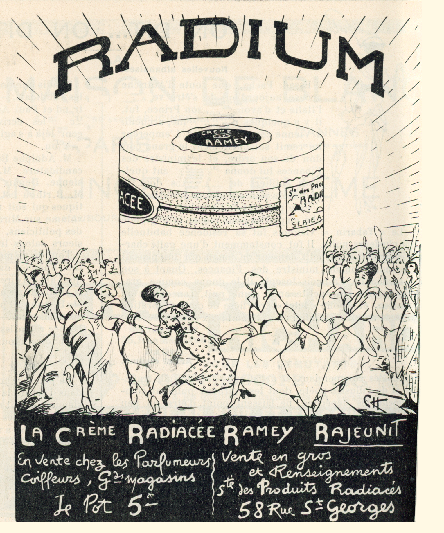 Digital Download of 1914 French Ad from La Vie Parisienne