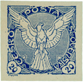 Czechoslovakian Falcon Stamps (Set of 4)