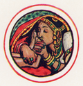 Digital Download of Byam Shaw illustration from Garden of Kama