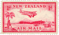 Digital download of 1935 Unused New Zealand Air Terminal Stamp