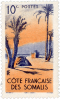 Digital downloads of 3 unused 1947 Somali Stamps