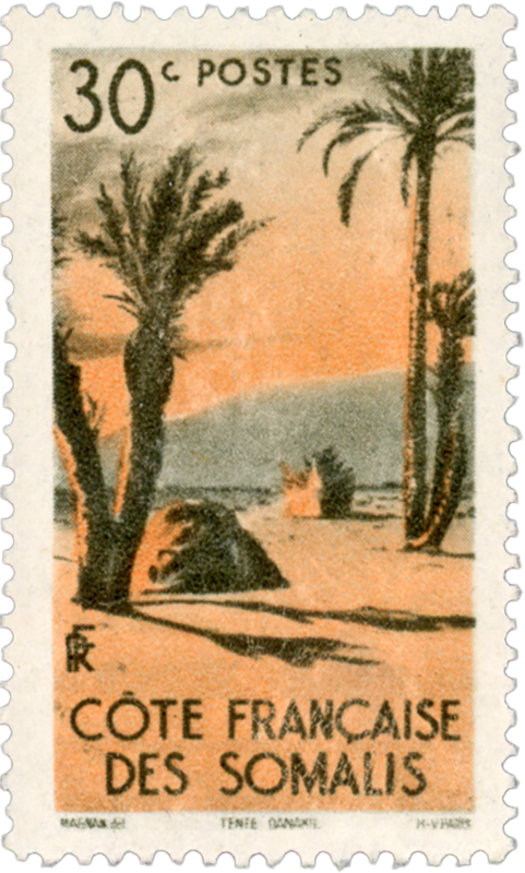 Digital downloads of 3 unused 1947 Somali Stamps