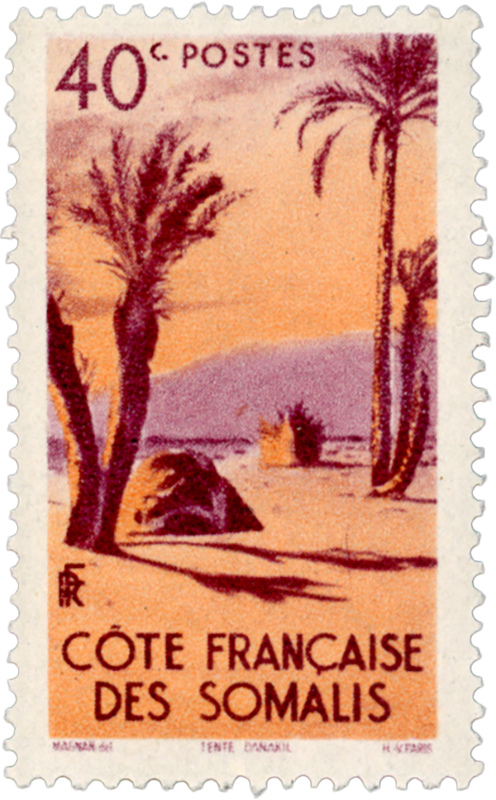 Digital downloads of 3 unused 1947 Somali Stamps